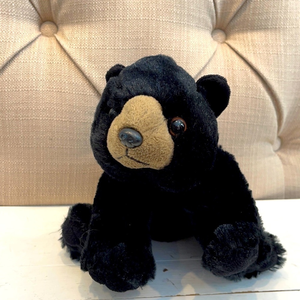 Adventure Planet Black Bear plush toy